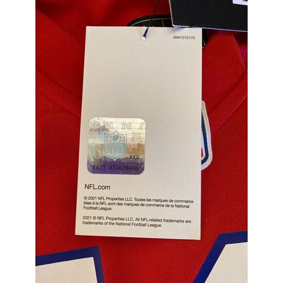 NFL New England Patriots Nike Mac Jones Player Jersey Red Men's Size 3XL New - Picture 5 of 10